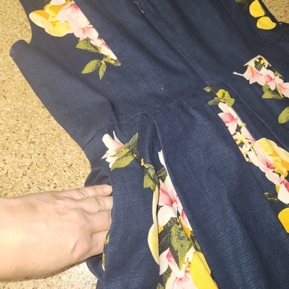 New York & Company Eva Mendez Midi Sundress with Pockets Size 16 - Picture 9 of 12